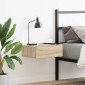 vidaXL Κομοδίνο Κρεμαστό Sonoma Δρυς 40x30x15 εκ. από Μοριοσανίδα