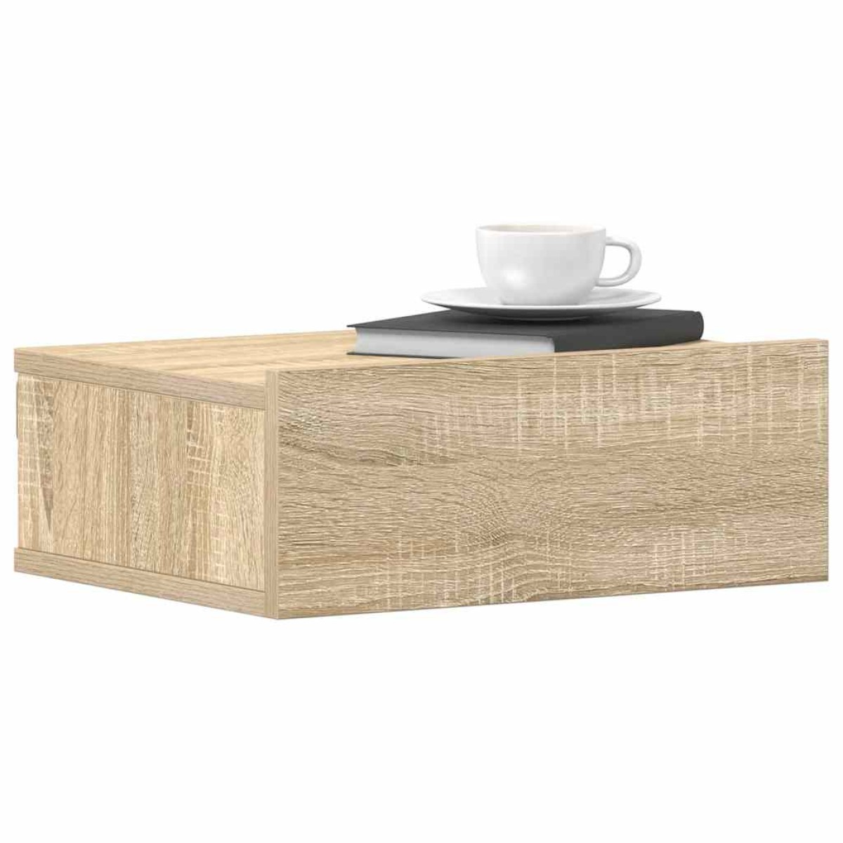 vidaXL Κομοδίνα Κρεμαστά 2 τεμ. Sonoma Δρυς 40x30x15 εκ. Μοριοσανίδα