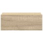 vidaXL Κομοδίνα Κρεμαστά 2 τεμ. Sonoma Δρυς 40x30x15 εκ. Μοριοσανίδα