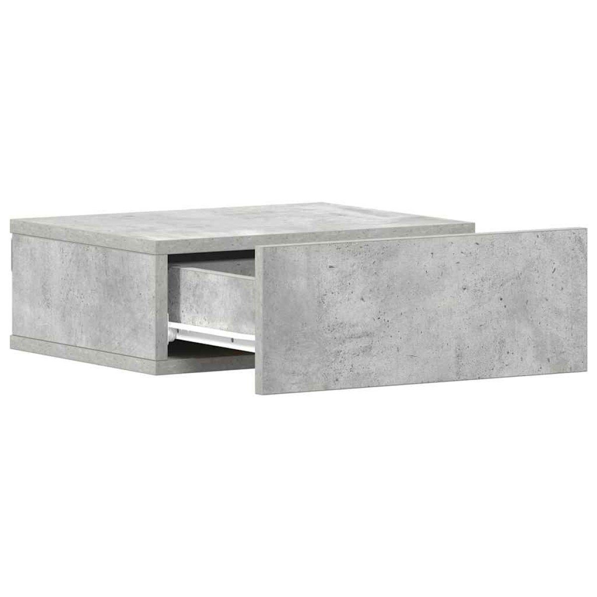 vidaXL Κομοδίνα Κρεμαστά 2 τεμ. Γκρι Σκυροδ. 40x30x15 εκ. Μοριοσανίδα