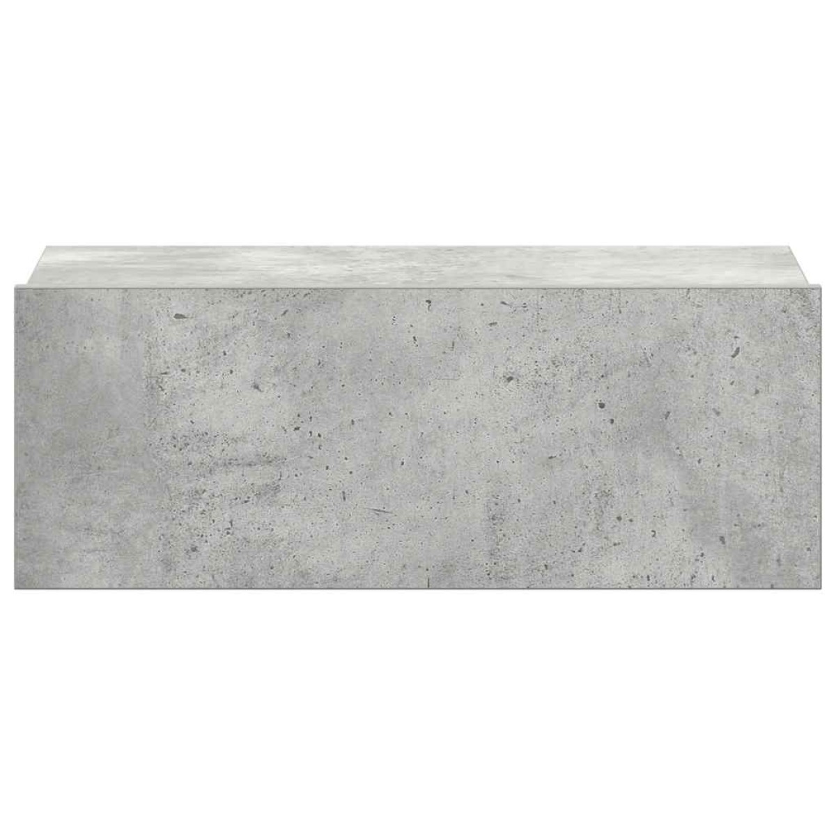 vidaXL Κομοδίνα Κρεμαστά 2 τεμ. Γκρι Σκυροδ. 40x30x15 εκ. Μοριοσανίδα