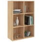 vidaXL Ραφιέρα / Βιβλιοθήκη Sonoma Δρυς 66x30x97,8 εκ. από Μοριοσανίδα