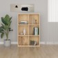 vidaXL Ραφιέρα / Βιβλιοθήκη Sonoma Δρυς 66x30x97,8 εκ. από Μοριοσανίδα