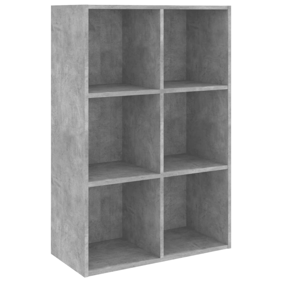 vidaXL Ραφιέρα/Βιβλιοθήκη Γκρι Σκυροδέματος 66x30x97,8 εκ. Μοριοσανίδα