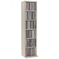 vidaXL Έπιπλο για CD Sonoma Δρυς 21 x 20 x 88 εκ. Επεξεργασμένο Ξύλο