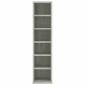 vidaXL Έπιπλο για CD Γκρι Σκυροδέματος 21x20x88 εκ. Επεξεργασμένο Ξύλο