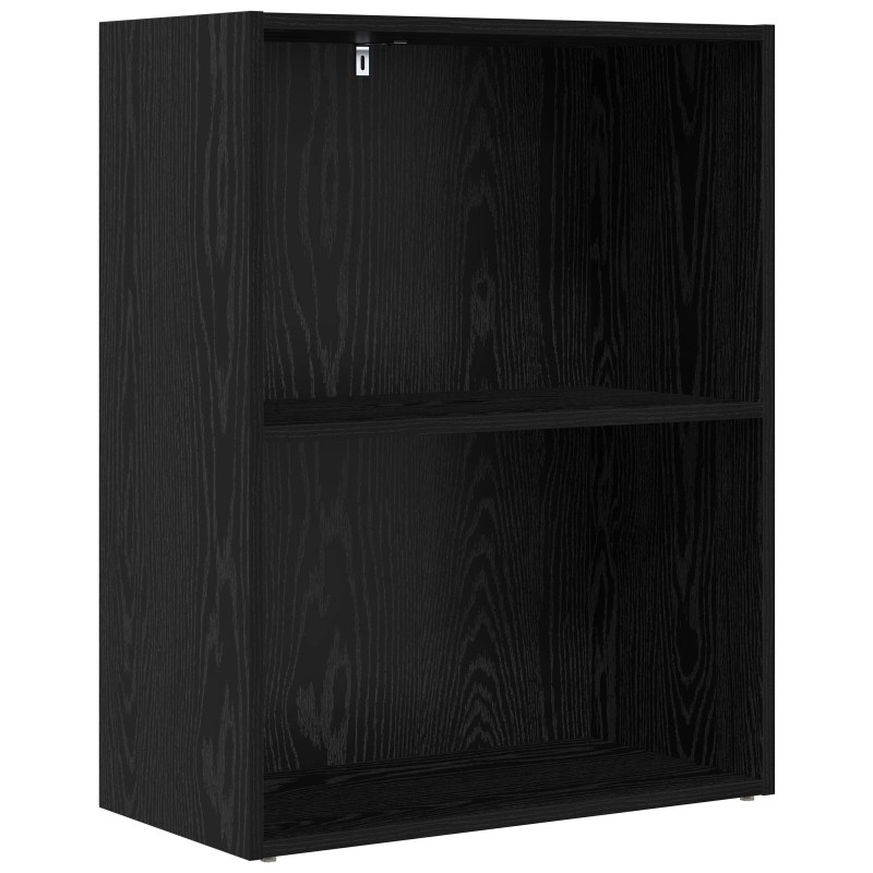 vidaXL Ράφι Βιβλίων 60 x 30 x 76.5 εκ Επεξεργασμένο Ξύλο Μαύρη Οξυά