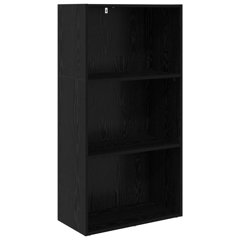 vidaXL Ράφι Βιβλίων 60 x 30 x 114 εκ Επεξεργασμένο Ξύλο Μαύρη Οξυά
