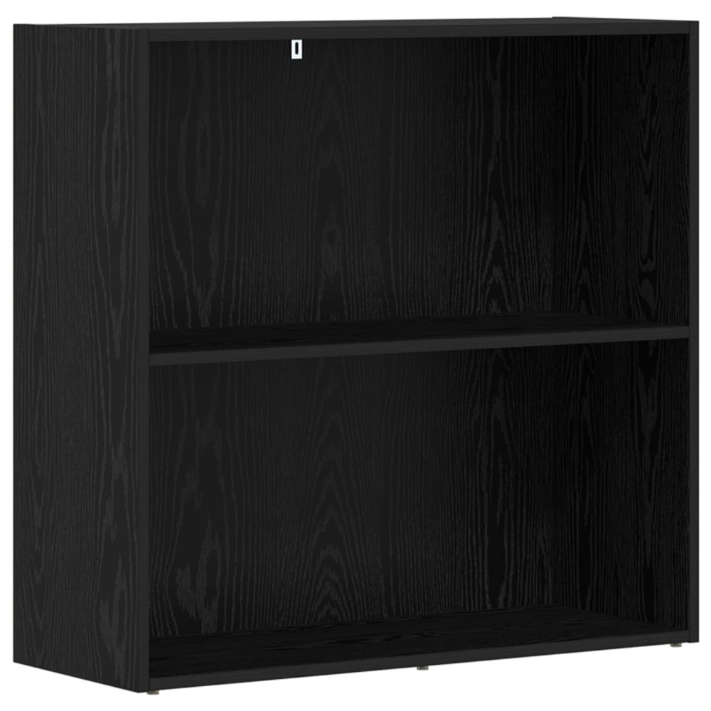 vidaXL Ράφι Βιβλίων 80 x 30 x 76,5 εκ Επεξεργασμένο Ξύλο Μαύρη Οξυά