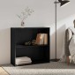 vidaXL Ράφι Βιβλίων 80 x 30 x 76,5 εκ Επεξεργασμένο Ξύλο Μαύρη Οξυά