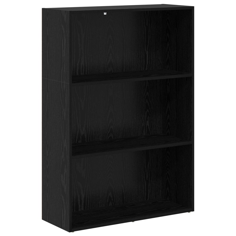vidaXL Ράφι Βιβλίων 80 x 30 x 114 εκ Επεξεργασμένο Ξύλο Μαύρη Οξυά