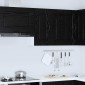vidaXL Πάνελ πλυντηρίου πιάτων Kalmar Μαύρη Οξυά 30 x 31 x 60 εκ