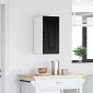 vidaXL Πάνελ πλυντηρίου πιάτων Kalmar Μαύρη Οξυά 30 x 31 x 60 εκ
