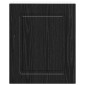 vidaXL Πάνελ πλυντηρίου πιάτων Kalmar Μαύρη Οξυά 50 x 31 x 60 εκ