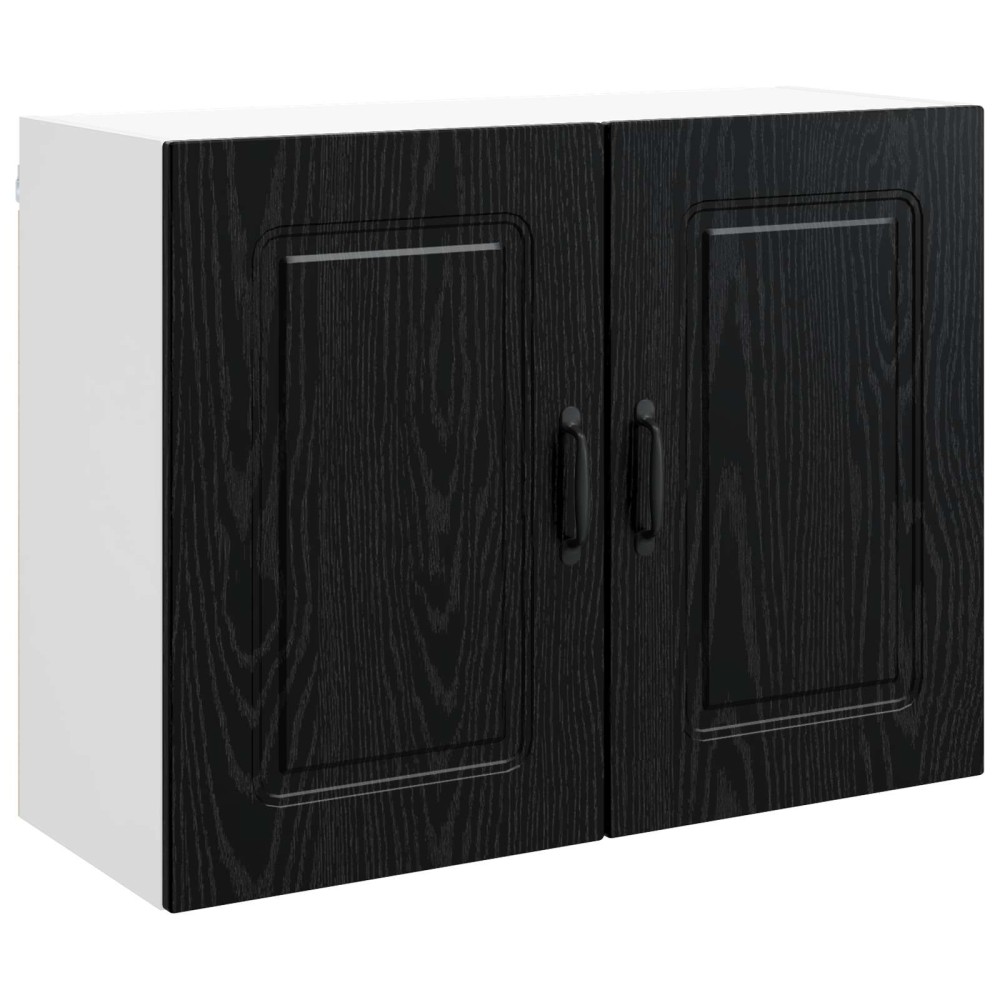 vidaXL Πάνελ πλυντηρίου πιάτων Kalmar Μαύρη Οξυά 80 x 31 x 60 εκ