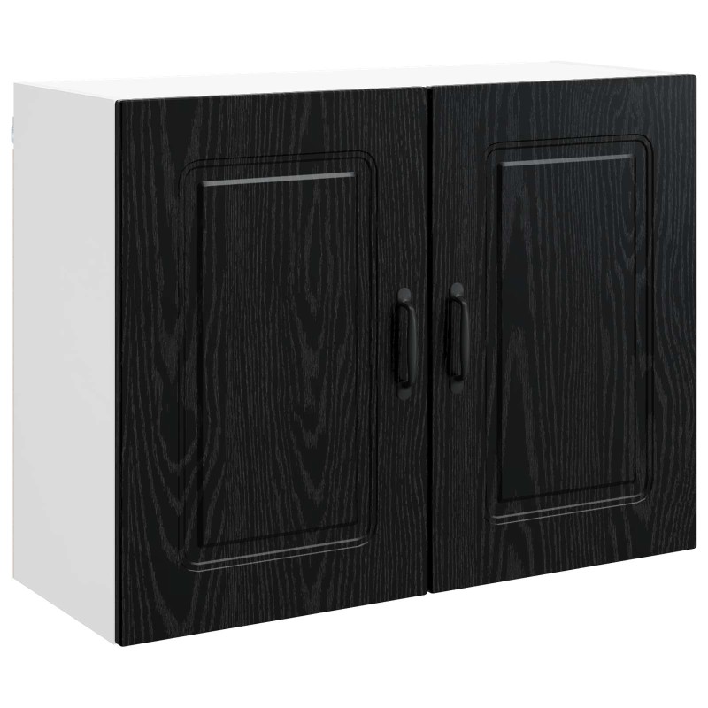 vidaXL Πάνελ πλυντηρίου πιάτων Kalmar Μαύρη Οξυά 80 x 31 x 60 εκ