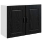 vidaXL Πάνελ πλυντηρίου πιάτων Kalmar Μαύρη Οξυά 80 x 31 x 60 εκ