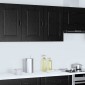 vidaXL Πάνελ πλυντηρίου πιάτων Kalmar Μαύρη Οξυά 80 x 31 x 60 εκ