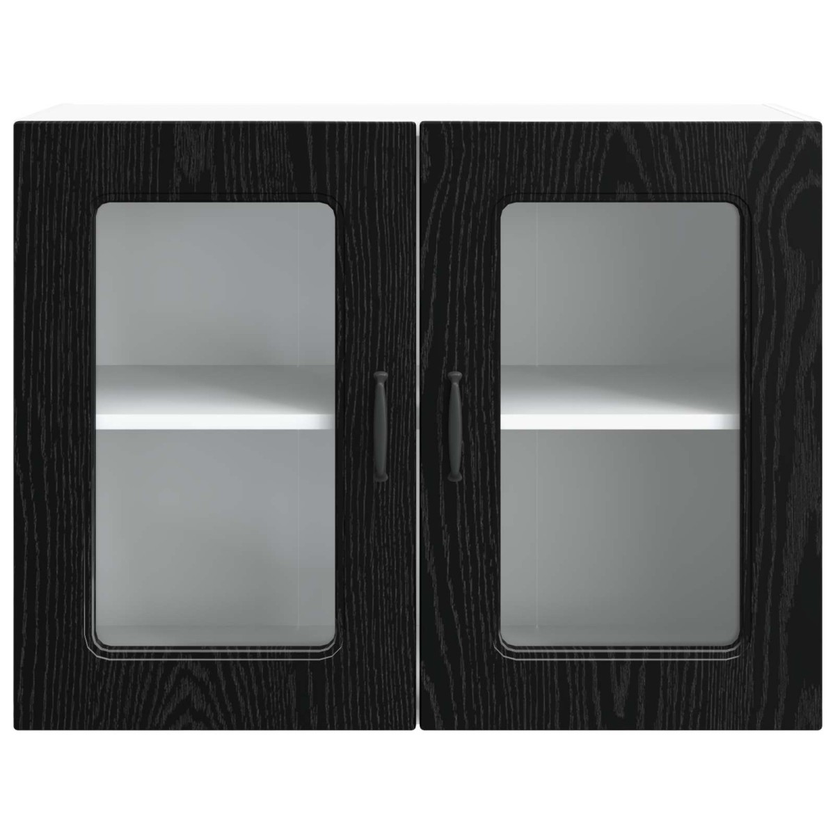 vidaXL Πάνελ πλυντηρίου πιάτων Kalmar Μαύρη Οξυά 80 x 31 x 60 εκ