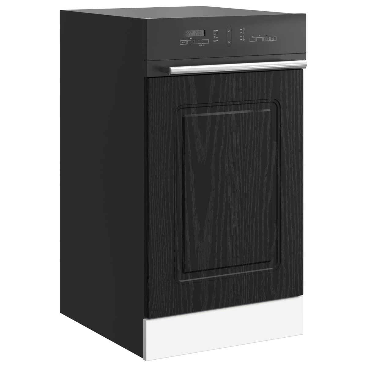 vidaXL Πάνελ πλυντηρίου πιάτων Kalmar Μαύρη Οξυά 45 x 1,5 x 57 εκ