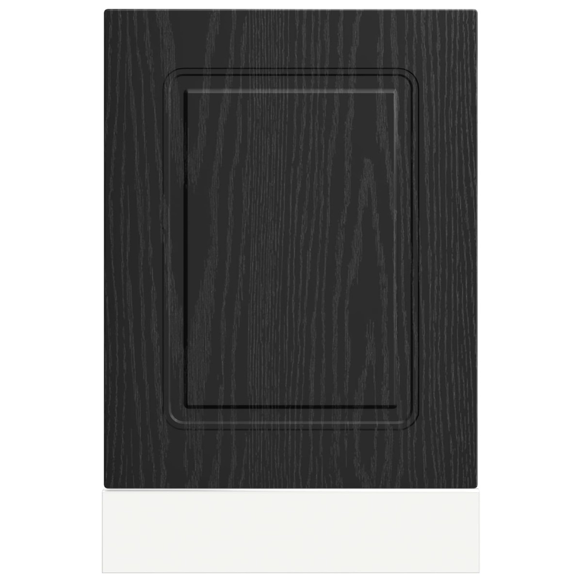 vidaXL Πάνελ πλυντηρίου πιάτων Kalmar Μαύρη Οξυά 45 x 1,5 x 57 εκ