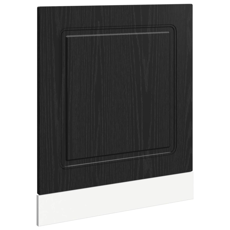 vidaXL Πάνελ πλυντηρίου πιάτων Kalmar Μαύρη Οξυά 60 x 1,5 x 57 εκ