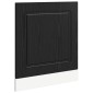 vidaXL Πάνελ πλυντηρίου πιάτων Kalmar Μαύρη Οξυά 60 x 1,5 x 57 εκ