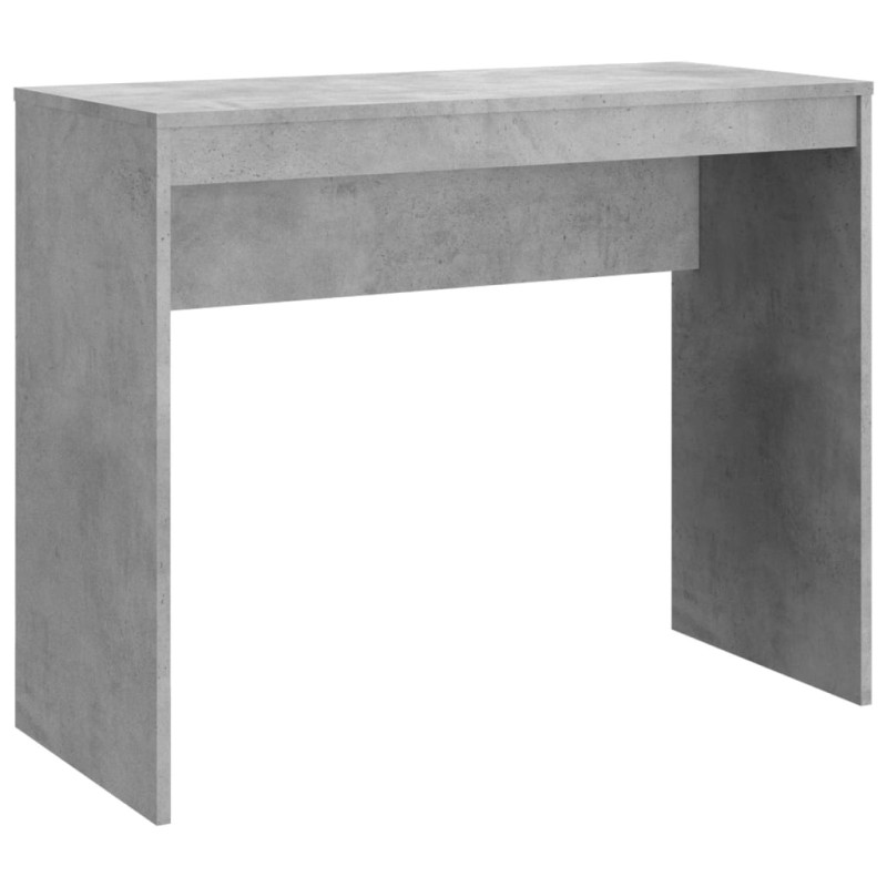 vidaXL Γραφείο Γκρι Σκυροδέματος 90x40x72 εκ. Επεξεργασμένο Ξύλο