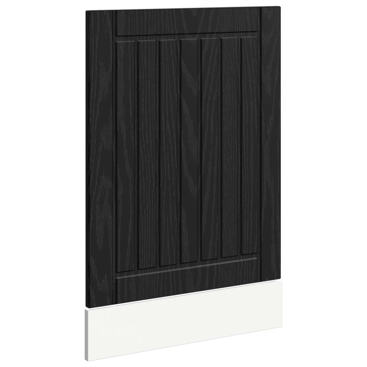 vidaXL Πάνελ πλυντηρίου πιάτων LUCCA Μαύρη Δρυς 45 x 1,5 x 57 εκ