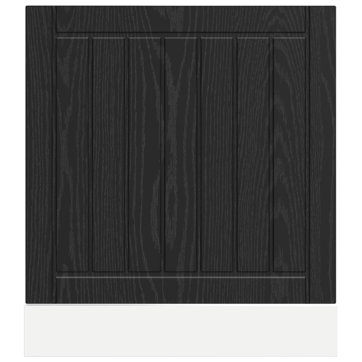 vidaXL Πάνελ πλυντηρίου πιάτων LUCCA Μαύρη Δρυς 60 x 1,5 x 57 εκ