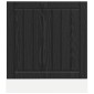 vidaXL Πάνελ πλυντηρίου πιάτων LUCCA Μαύρη Δρυς 60 x 1,5 x 57 εκ