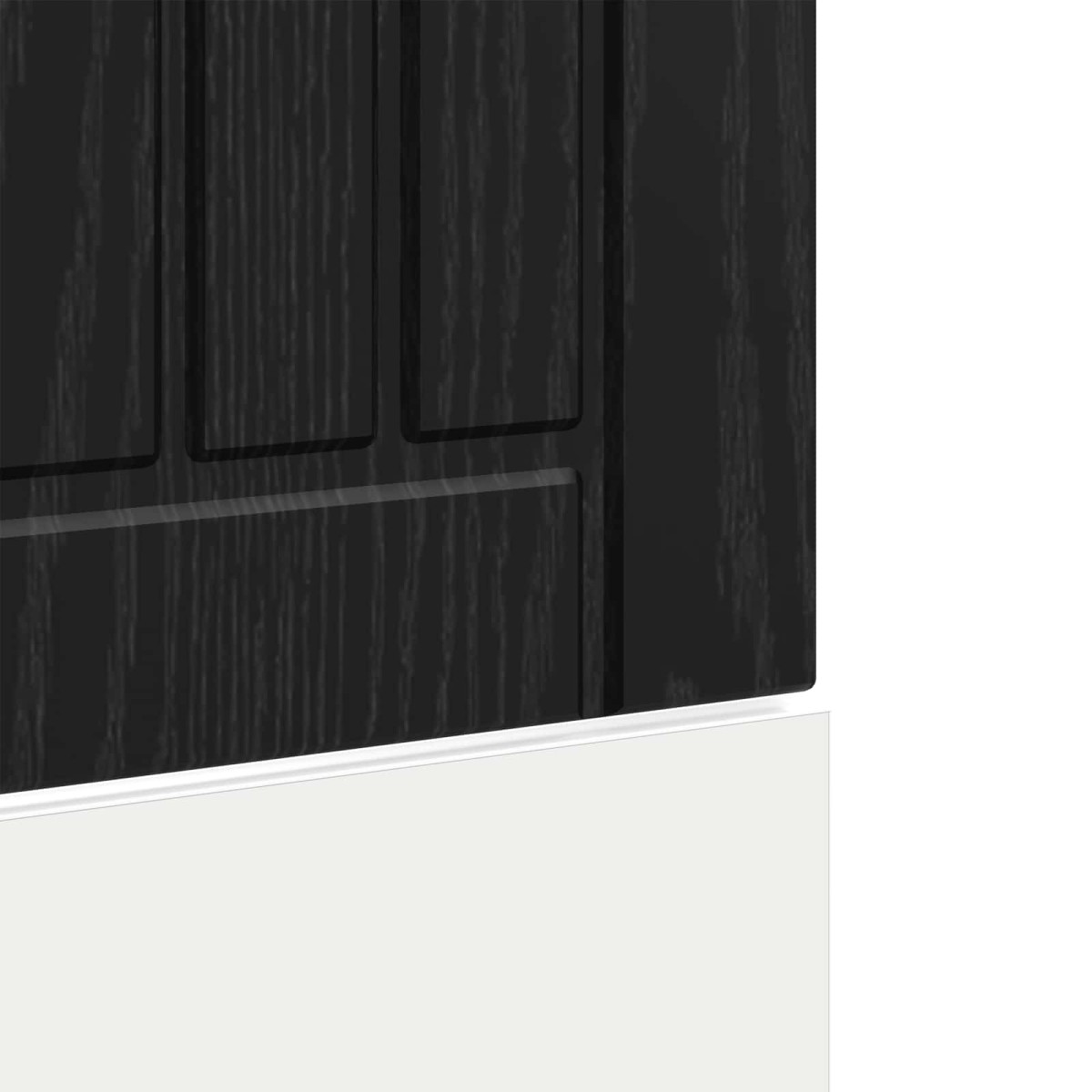 vidaXL Πάνελ πλυντηρίου πιάτων LUCCA Μαύρη Δρυς 60 x 1,5 x 57 εκ