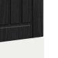 vidaXL Πάνελ πλυντηρίου πιάτων LUCCA Μαύρη Δρυς 60 x 1,5 x 57 εκ
