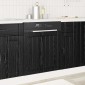 vidaXL Πάνελ πλυντηρίου πιάτων LUCCA Μαύρη Δρυς 60 x 1,5 x 57 εκ