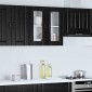 vidaXL Ραφιέρα τοίχου LUCCA Μαύρη Δρυς 60 x 31 x 60 εκ.