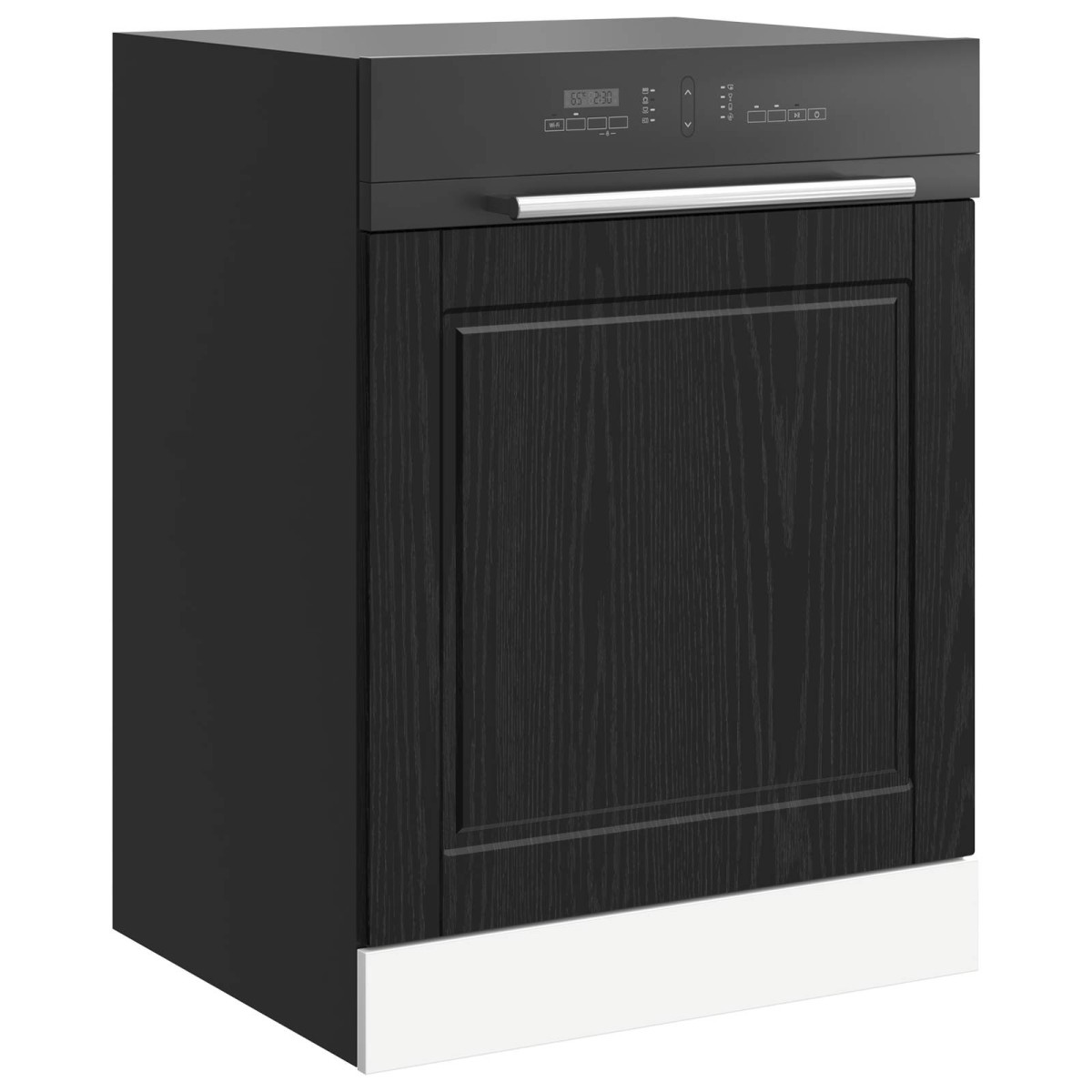 vidaXL Πάνελ πλυντηρίου πιάτων PORTO Μαύρη Οξυά 60 x 1,5 x 57 εκ