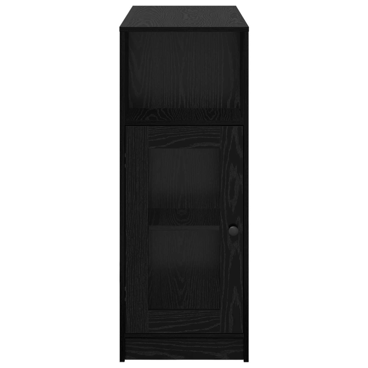 vidaXL Τραπέζι μπαρ 101 x 40 x 103,5 εκ Επεξεργασμένο Ξύλο Μαύρη Οξυά