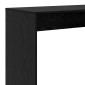vidaXL Τραπέζι μπαρ 102 x 50 x 103,5 εκ. Επεξεργασμένο Ξύλο Μαύρη Οξυά