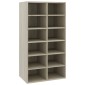 vidaXL Παπουτσοθήκη Sonoma Δρυς 54x34x100,5 εκ. από Επεξεργασμένο Ξύλο