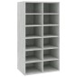 vidaXL Παπουτσοθήκη Γκρι Σκυρ Δρυς 54x34x100,5 εκ Επεξεργασμένο Ξύλο
