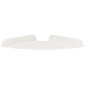 vidaXL Floating Ράφι Γωνίας Γωνιακή βάση 2 τμχ. Λευκός 18 x 18 x 2 εκ.