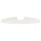 vidaXL Floating Ράφι Γωνίας Γωνιακή βάση 4 τμχ. Λευκός 18 x 18 x 2 εκ.