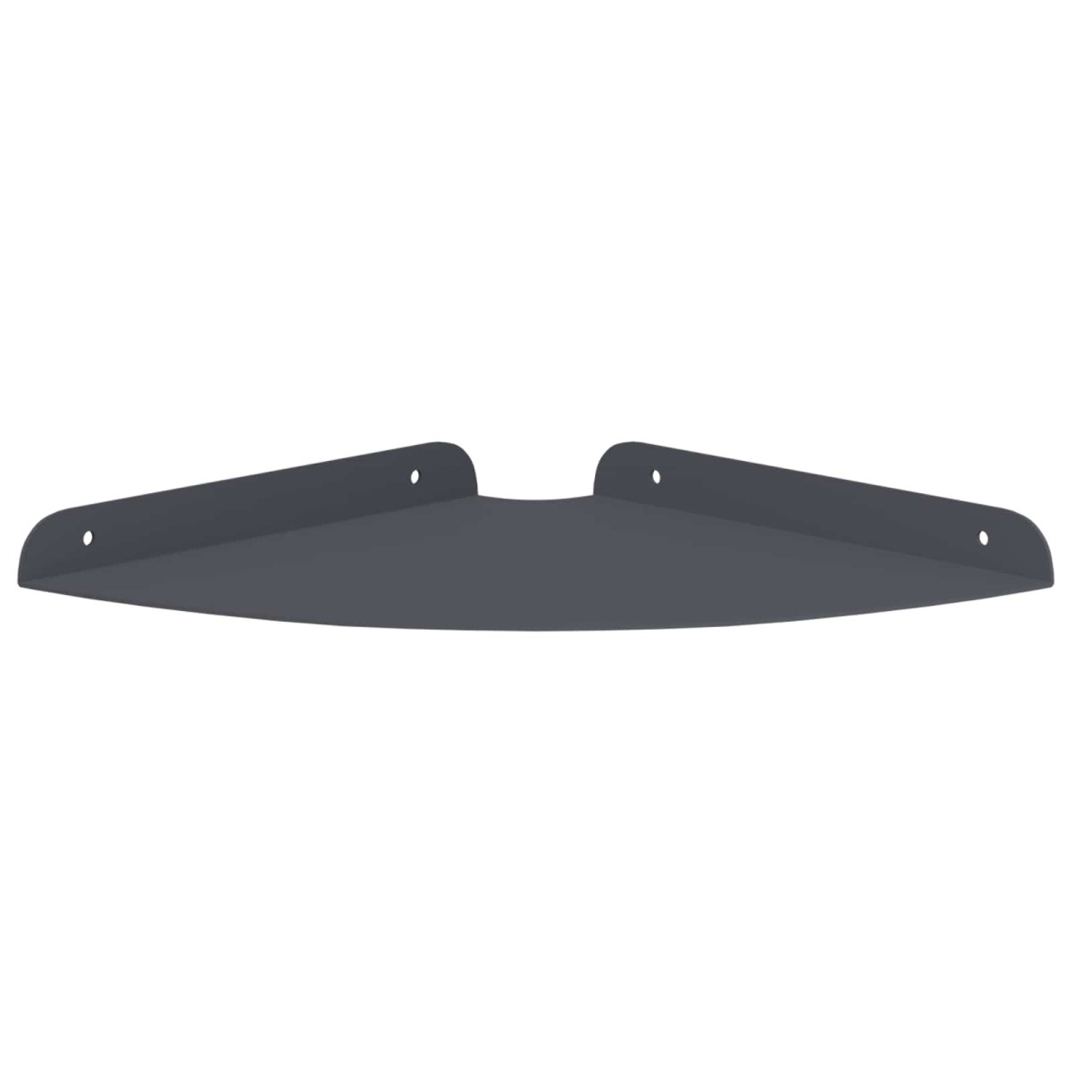 vidaXL Floating Ράφι Γωνίας Γωνιακή βάση 2 τμχ. Ανθρακί 24 x 24 x 2 εκ