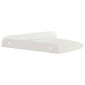 vidaXL Floating Ράφι Γωνίας Γωνιακή βάση 4 τμχ. Λευκός 24 x 24 x 2 εκ
