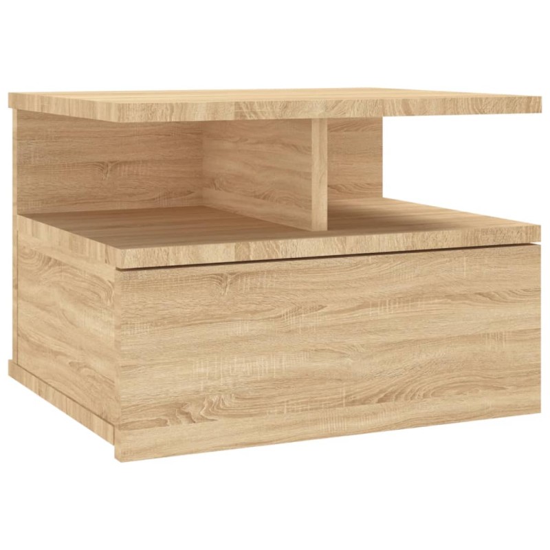 vidaXL Κομοδίνο Κρεμαστό Sonoma Δρυς 40 x 31 x 27 εκ. από Επεξ. Ξύλο