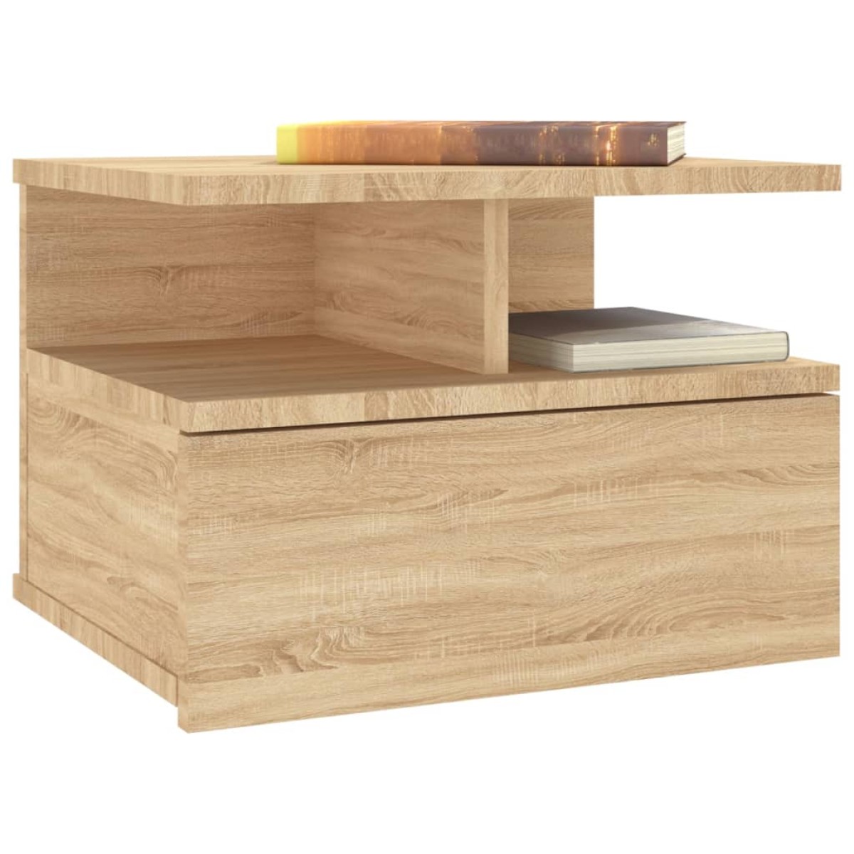 vidaXL Κομοδίνα Κρεμαστά 2 τεμ. Sonoma Δρυς 40x31x27 εκ. Μοριοσανίδα