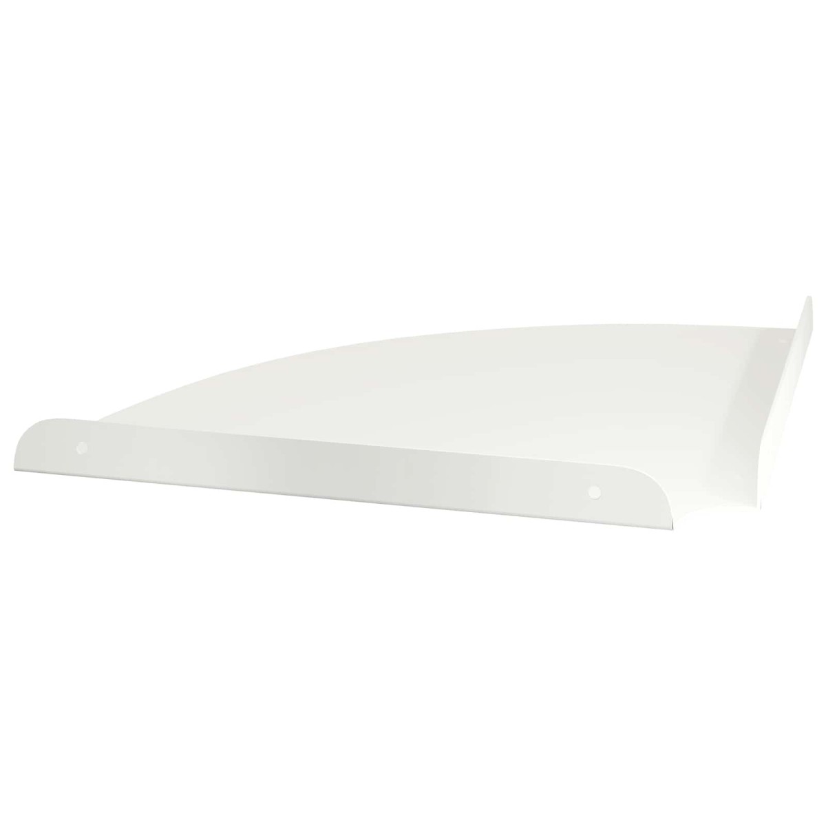 vidaXL Floating Ράφι Γωνίας Γωνιακή βάση 2 τμχ. Λευκός 30 x 30 x 2 εκ.