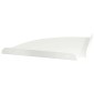 vidaXL Floating Ράφι Γωνίας Γωνιακή βάση 2 τμχ. Λευκός 30 x 30 x 2 εκ.