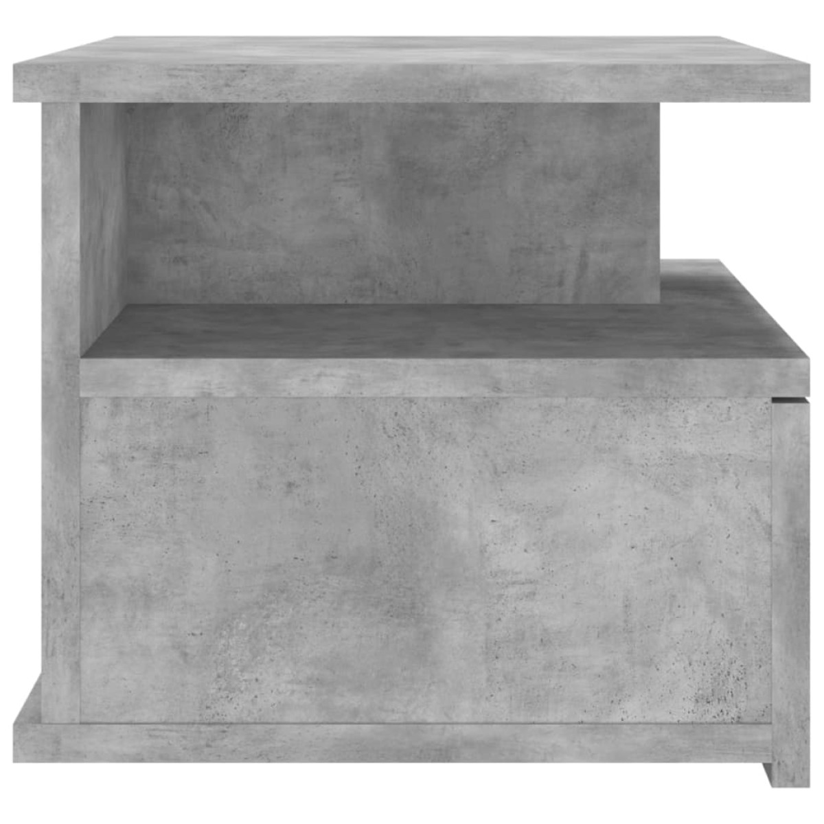 vidaXL Κομοδίνα Κρεμαστά 2 τεμ. Γκρι Σκυροδ. 40x31x27 εκ. Μοριοσανίδα