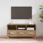 vidaXL Ντουλάπι TV 102 x 36 x 50 εκ Καρυδιά Χειροποίητης Εργασίας